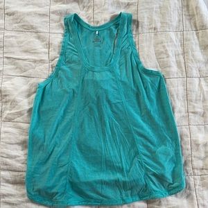 Prana Women light Running Tank, Size Small in Blue